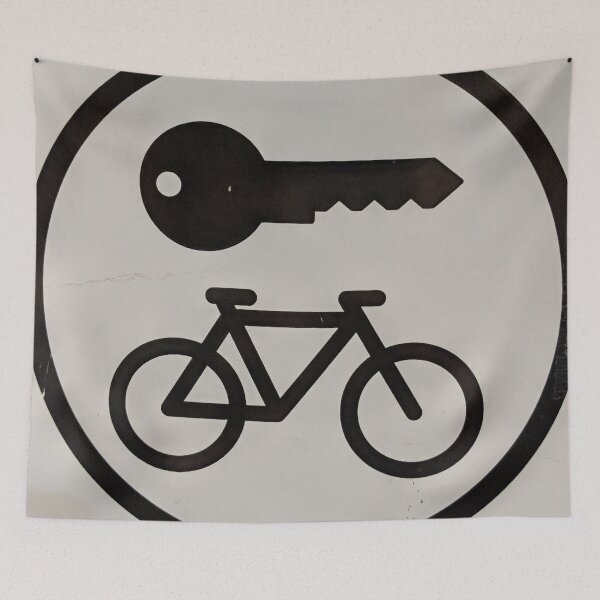 Item preview, Bike Locker Storage Sign designed and sold by PLANTONE.