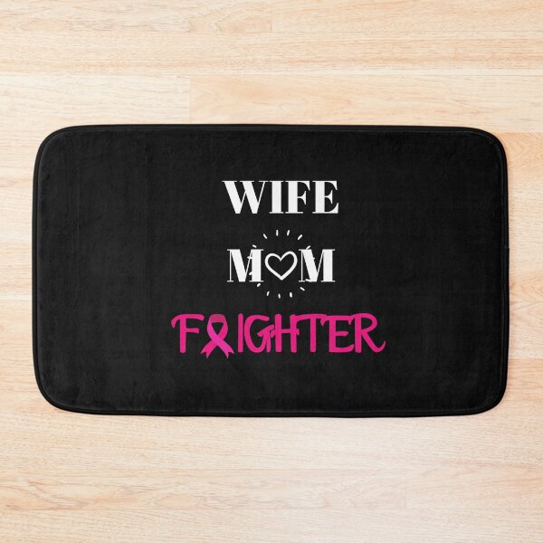 Item preview, Wife Mom Fighter Motivation Cancer Awareness  designed and sold by Sweet-A-Dsignz.