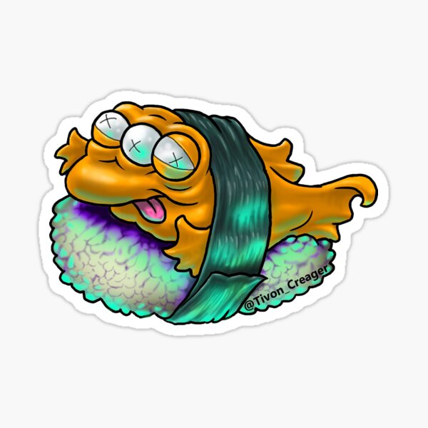 Vista previa del artículo con la obra «Sushi Blinky», diseñado y vendido por TivonHCreager.