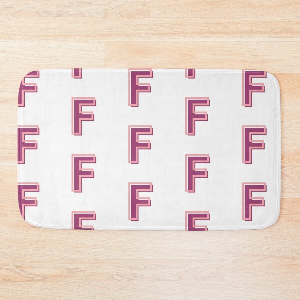 Item preview, pink and purple F letter designed and sold by charlyj___.