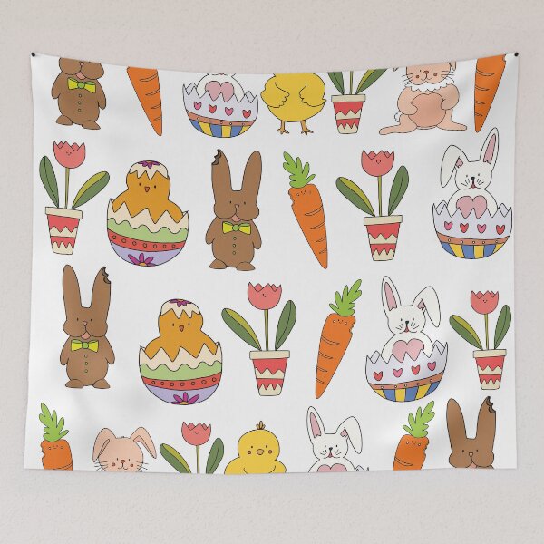 Item preview, Happy Eastern Patter designed and sold by whiteboardgirl.
