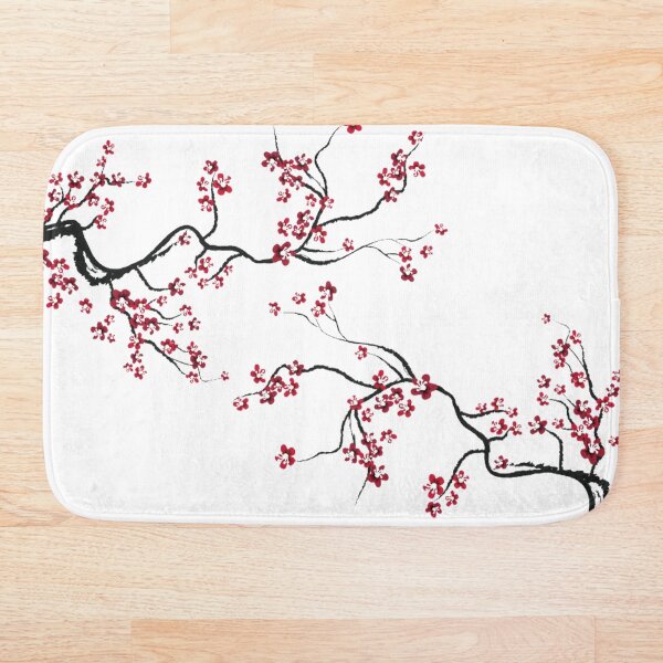 Cherry Blossoms Bath Mat