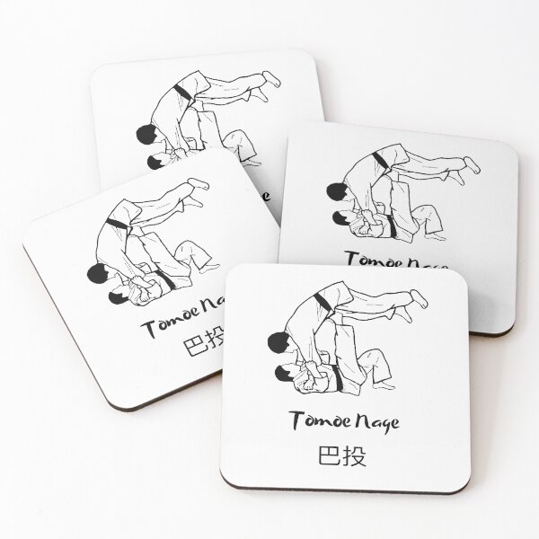 Item preview, Tomoe Nage Judo Throw Black designed and sold by PositiveSensei.