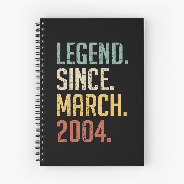 Item preview, Legend Since March 2004 17th Birthday Gift 17 Years Old Vintage March 2004 designed and sold by Takatv.