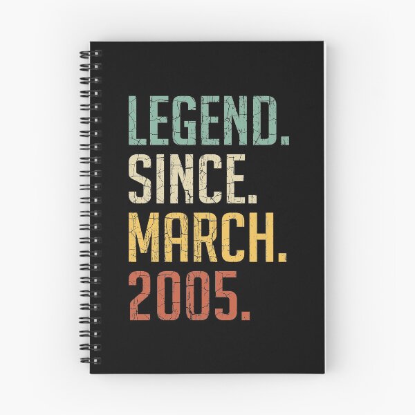Item preview, Legend Since March 2005 16th Birthday Gift 16 Years Old Vintage March 2005 designed and sold by Takatv.