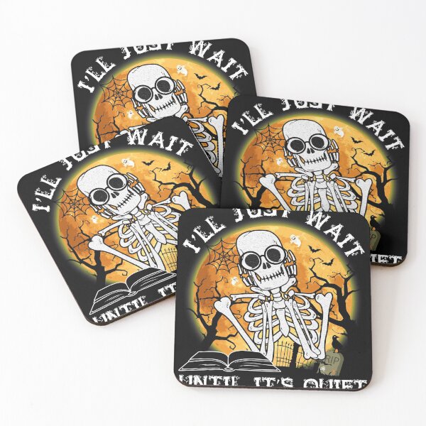 Item preview, i'll just wait until it' quiet skeleton teacher designed and sold by MonaMortiz.