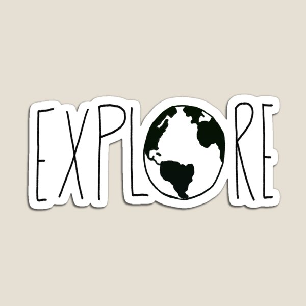 Explore the Globe Magnet