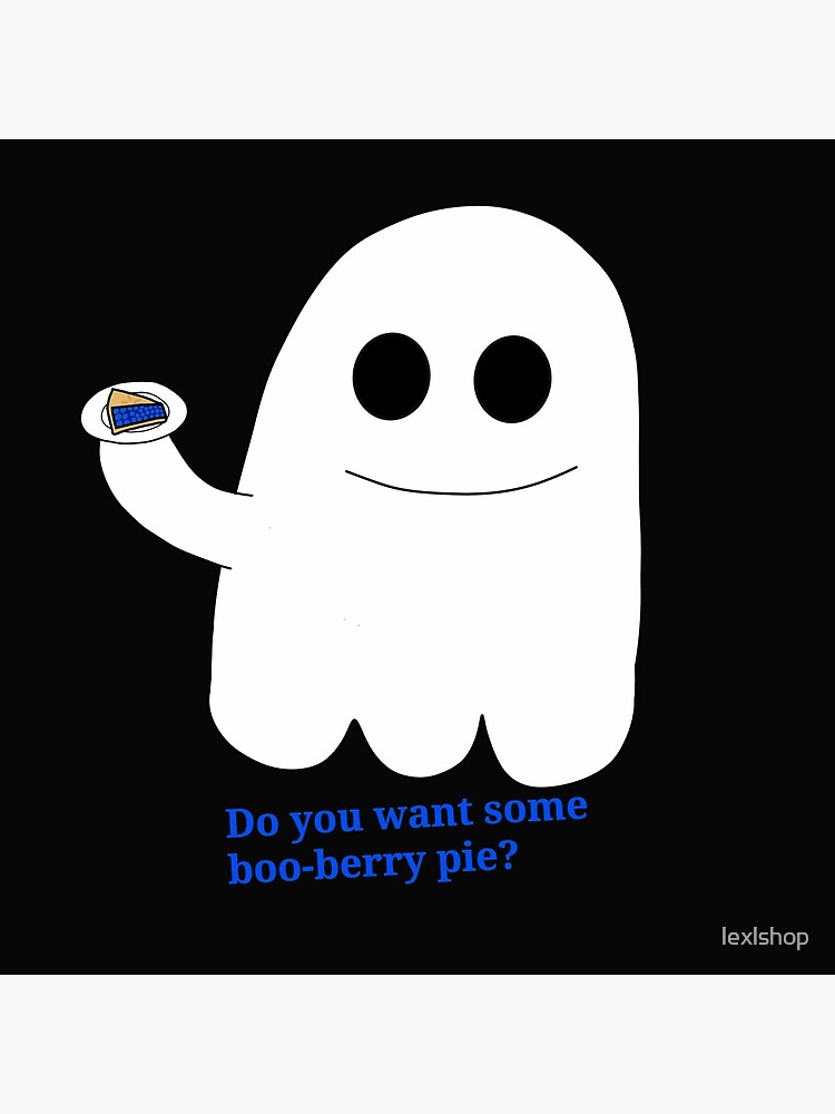 "Simple Ghost Pun (a dad joke)" Acrylic Block by Redbubble