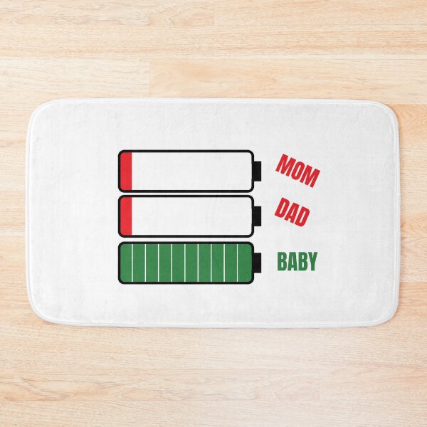 Item preview, Newborn - Funny Exhausted Parents and Baby Design designed and sold by sherwinc.