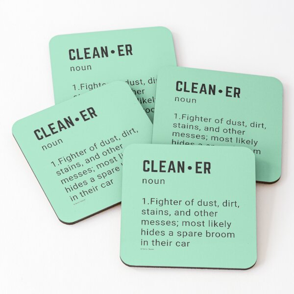 Item preview, Clean.er Noun, Housekeeping, Clean-Up Crew Humor designed and sold by SavvyCleaner.