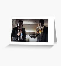 pulp fiction - coffee mugs Greeting Card