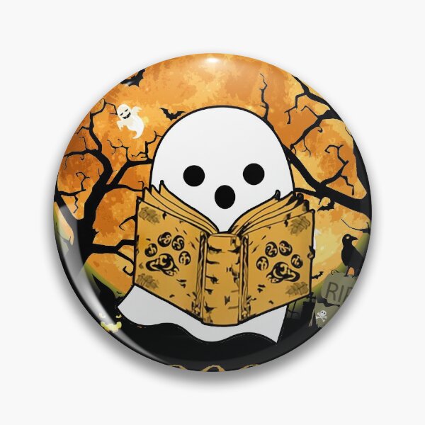 Item preview, Booooooks ghost reading books teacher halloween designed and sold by MonaMortiz.