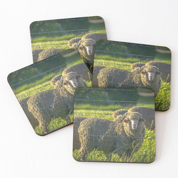 Item preview, Sheep by the Fenceline in Redesdale designed and sold by Steven Jodoin.