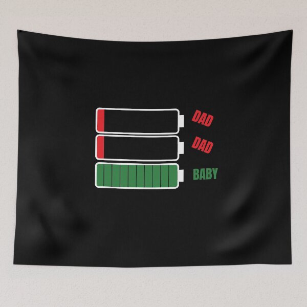 Item preview, Newborn - Funny Exhausted Dads and Baby Design designed and sold by sherwinc.