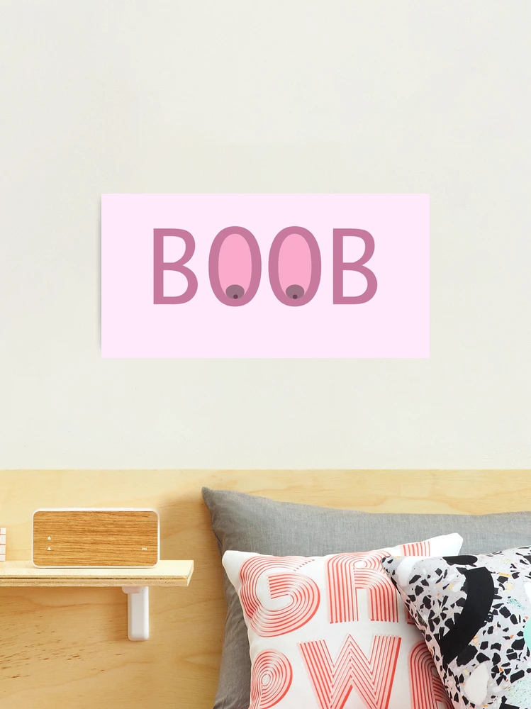 Boobs text on the white - Stock Photo [100381035] - PIXTA