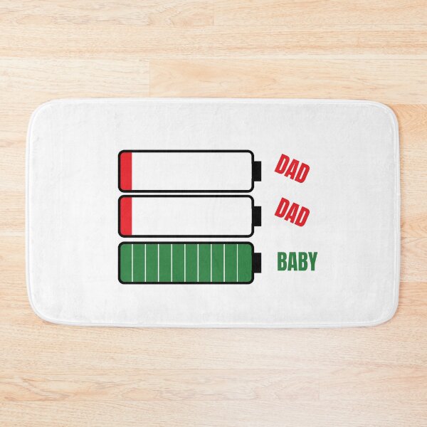 Item preview, Newborn - Funny Exhausted Dads and Baby Design designed and sold by sherwinc.