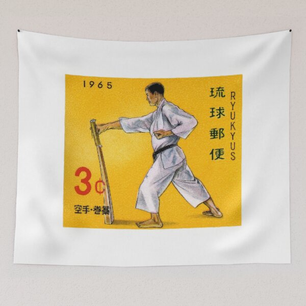 Item preview, Sello postal de karate de Ryukyus de 1965 designed and sold by retrographics.