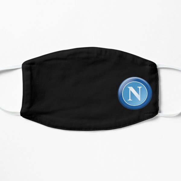 Napoli futbol campeon de champions Mascarilla plana