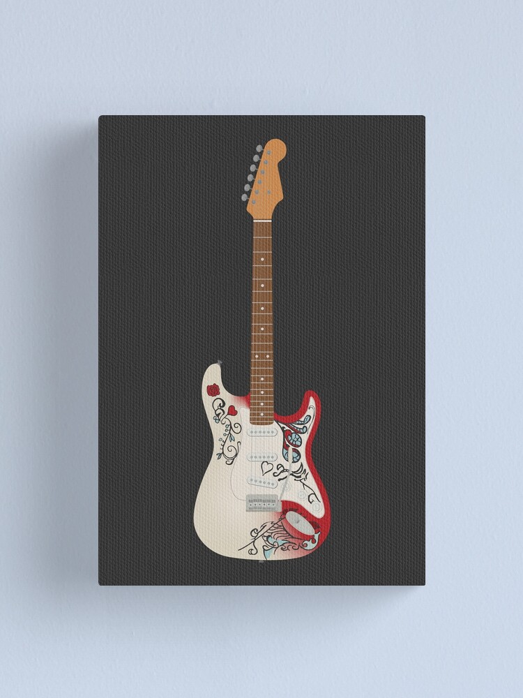 Alternate view of Monterey Iconic guitar Canvas Print