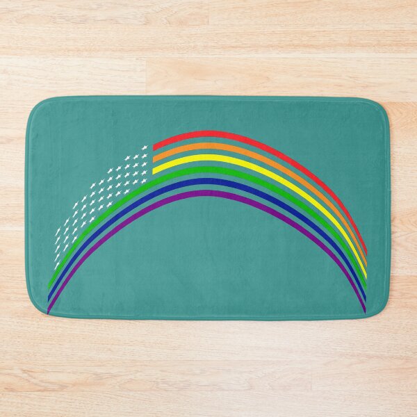 Item preview, US Rainbow Flag designed and sold by Sid6point7.