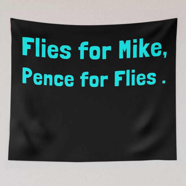 Item preview, flies for mike, pence for flies designed and sold by Feline Rockstars.