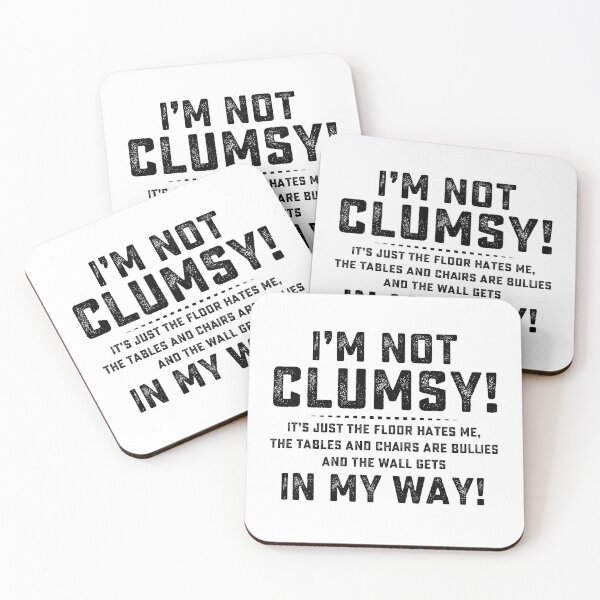 Item preview, i'm not clumsy it's just the floor hates me designed and sold by hasanmasud.