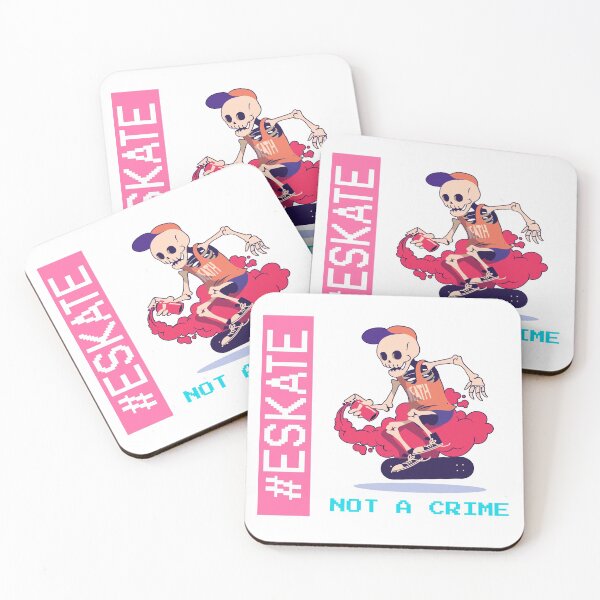 Item preview, #ESKATE. Not a Crime. designed and sold by SilverFoxStore.