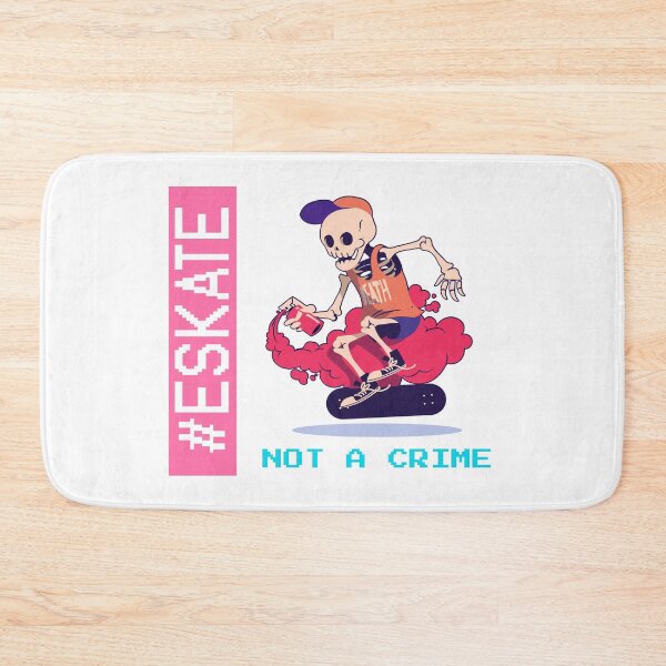 Item preview, #ESKATE. Not a Crime. designed and sold by SilverFoxStore.