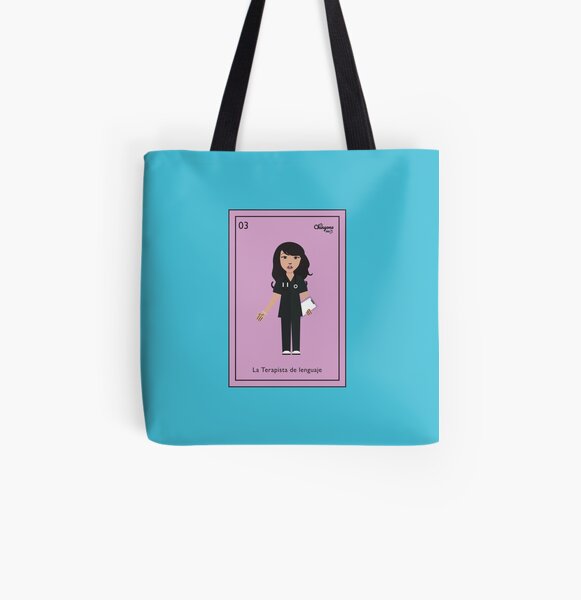 La Terapista de Lenguaje All Over Print Tote Bag
