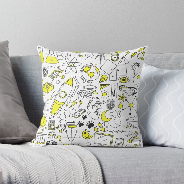 Science Rules Throw Pillow