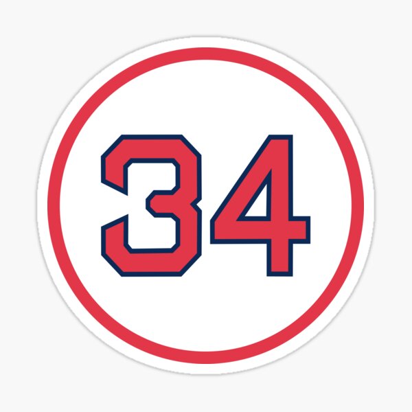 David Ortiz number Sticker