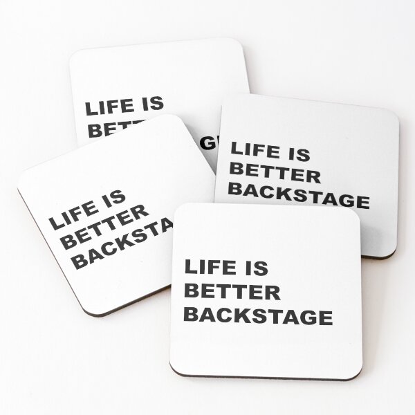 Item preview, Life is Better Backstage designed and sold by graceannej.