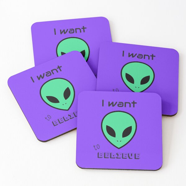 Item preview, Green Alien Head, "I Want to Believe" designed and sold by tepalistings.