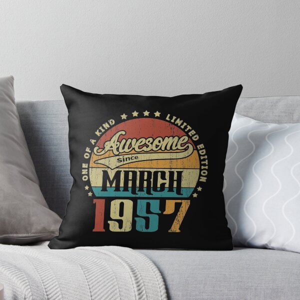 Item preview, Vintage March 1957 One Of A Kind Awesome Since March 1957 64th Birthday Gift 64 Years Old designed and sold by Takatv.