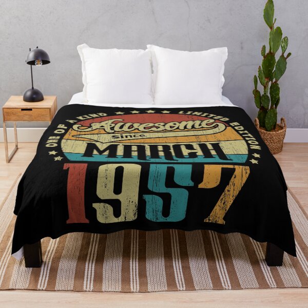 Item preview, Vintage March 1957 One Of A Kind Awesome Since March 1957 64th Birthday Gift 64 Years Old designed and sold by Takatv.