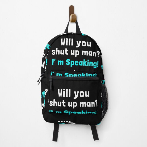 Item preview, Will you shut up man, I'm speaking designed and sold by Feline Rockstars.