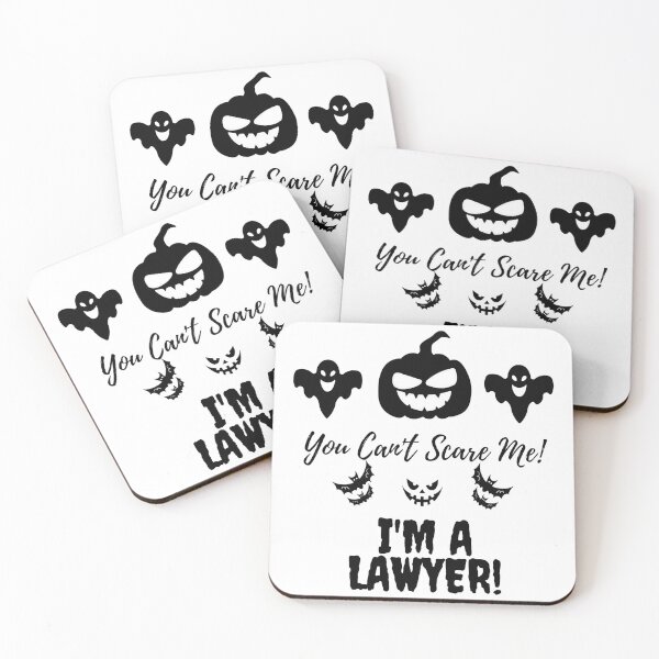 Item preview, YOU CAN'T SCARE ME I'M A LAWYER designed and sold by GreenEnvytt.