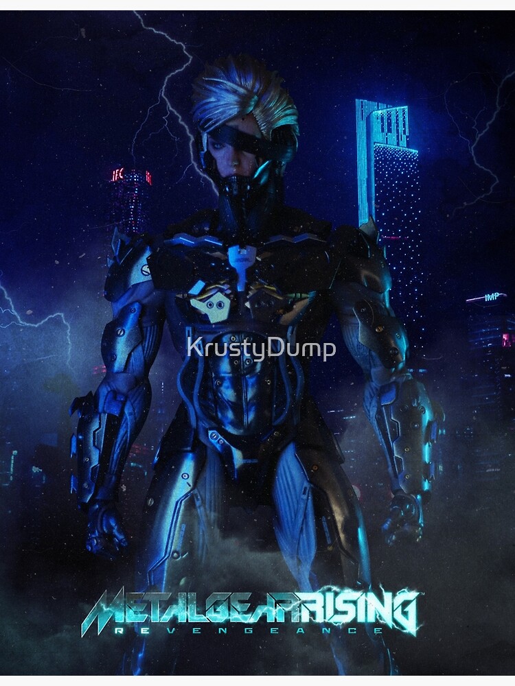 Metal Gear Rising Raiden Cyberpunk Premium Matte Vertical Poster