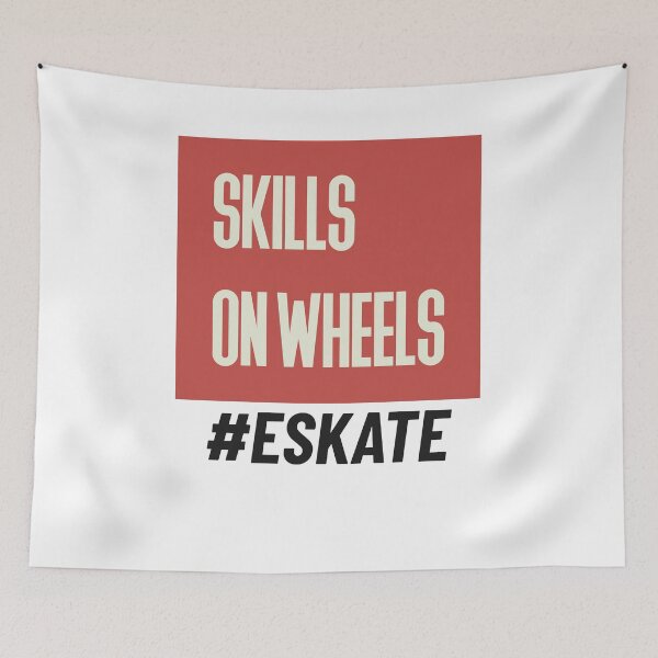 Item preview, Skills on Wheels. #ESKATE designed and sold by SilverFoxStore.