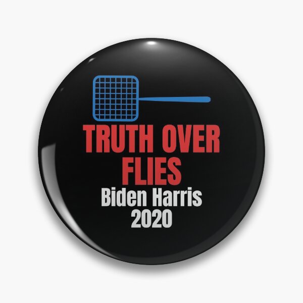 Item preview, Truth Over Flies Fly Swatter Shirt Harris Mike Pence Biden Trump designed and sold by dgavisuals.