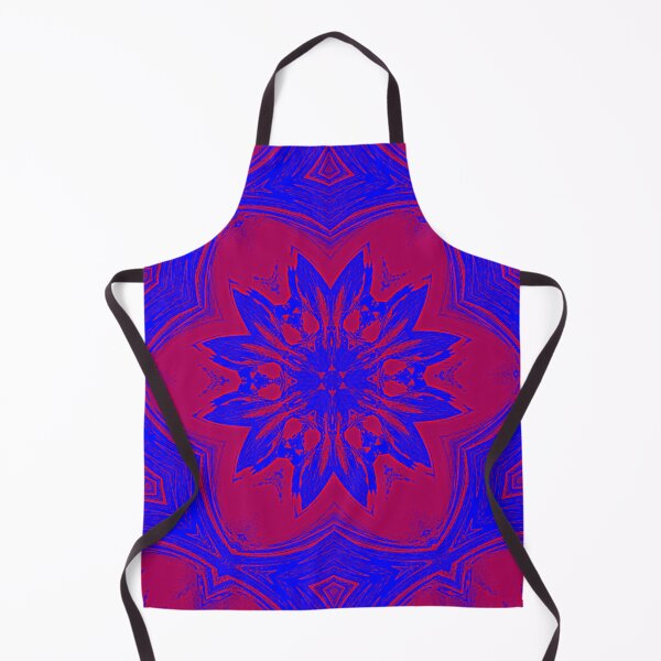 Item preview, Red and blue flower pattern designed and sold by rich-jam.