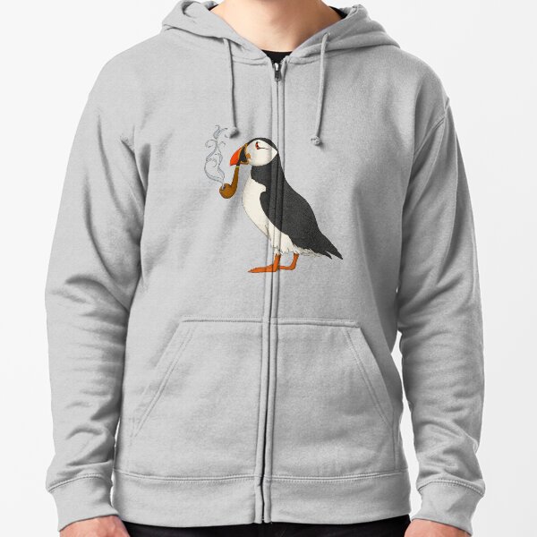 Puffin Zipped Hoodie