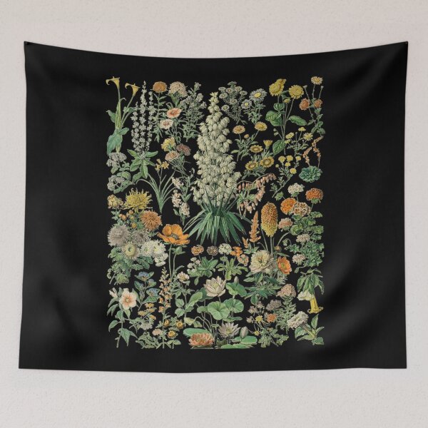 Item preview, Vintage Inspired Flower Botanical Chart designed and sold by AntioneCrews.
