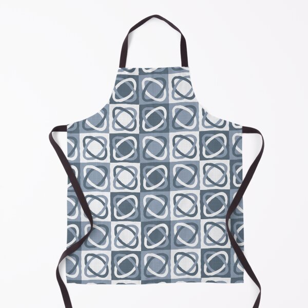 Artikelvorschau, Modern Shapes Pattern (Blau und Naturweiß) entworfen und verkauft von lents.