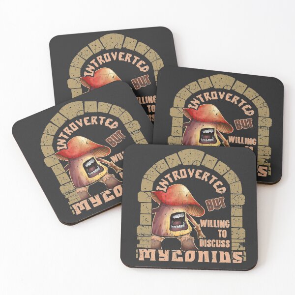 Item preview, Introverted but Myconids designed and sold by KennefRiggles.