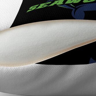 Alternate view of Seattle Seawolves Rugby Throw Pillow
