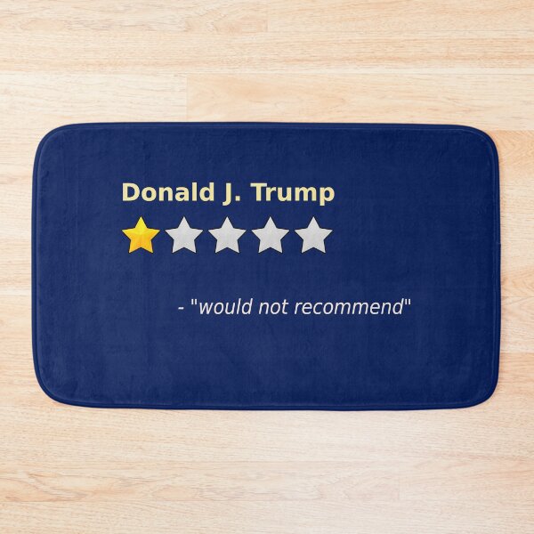 Item preview, Donald J Trump  - 1 star “would not recommend” designed and sold by HappySchnapper.