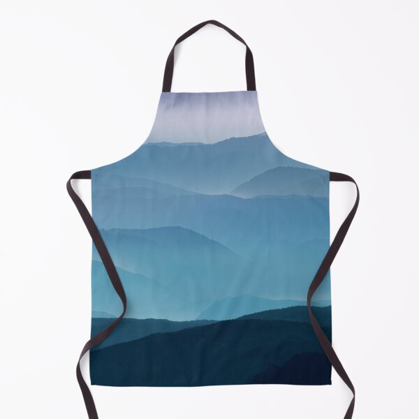 Item preview, Pastel Blue Aesthetic-mountain view sunset designed and sold by looklock.