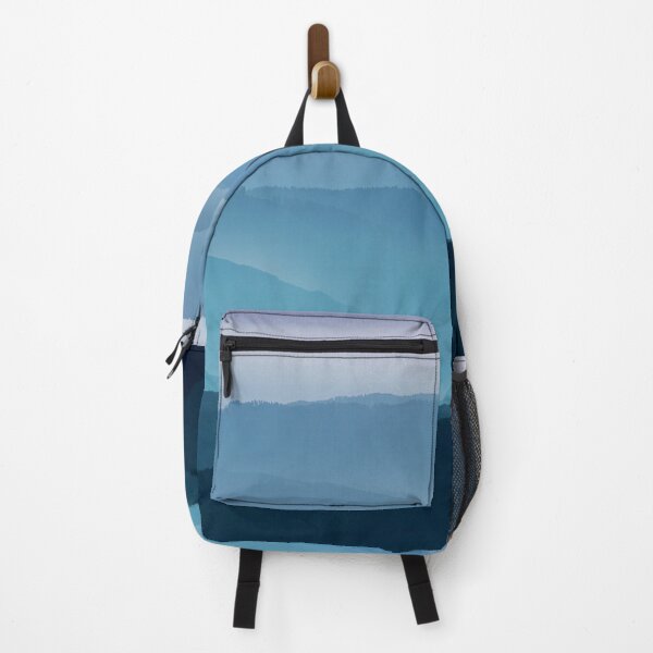 Item preview, Pastel Blue Aesthetic-mountain view sunset designed and sold by looklock.