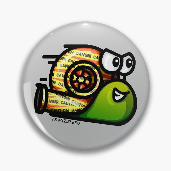 Item preview, Turbo Snail - Caution (Green) designed and sold by TswizzleEG.